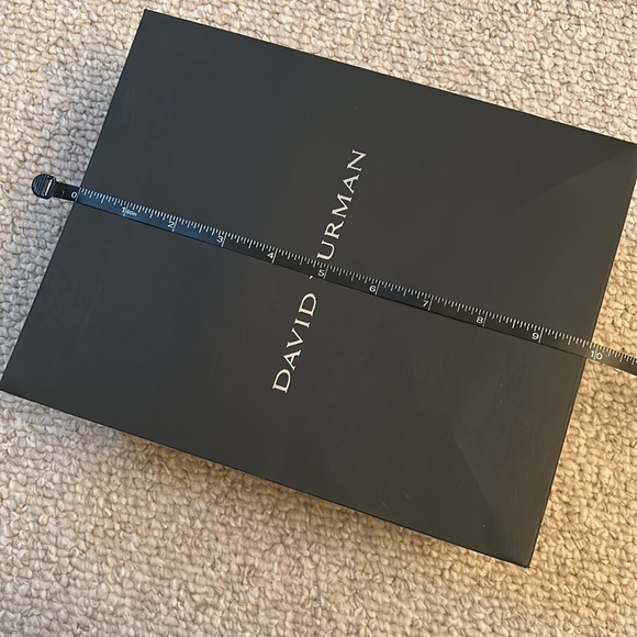 EMPTY David Yurman Necklace Box, Bag, Pouch, Ribbon, Folio. Like New, Great Deal - Picture 13 of 15